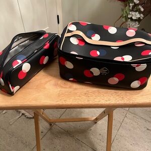 Kate Spade Travel bag with matching makeup bag